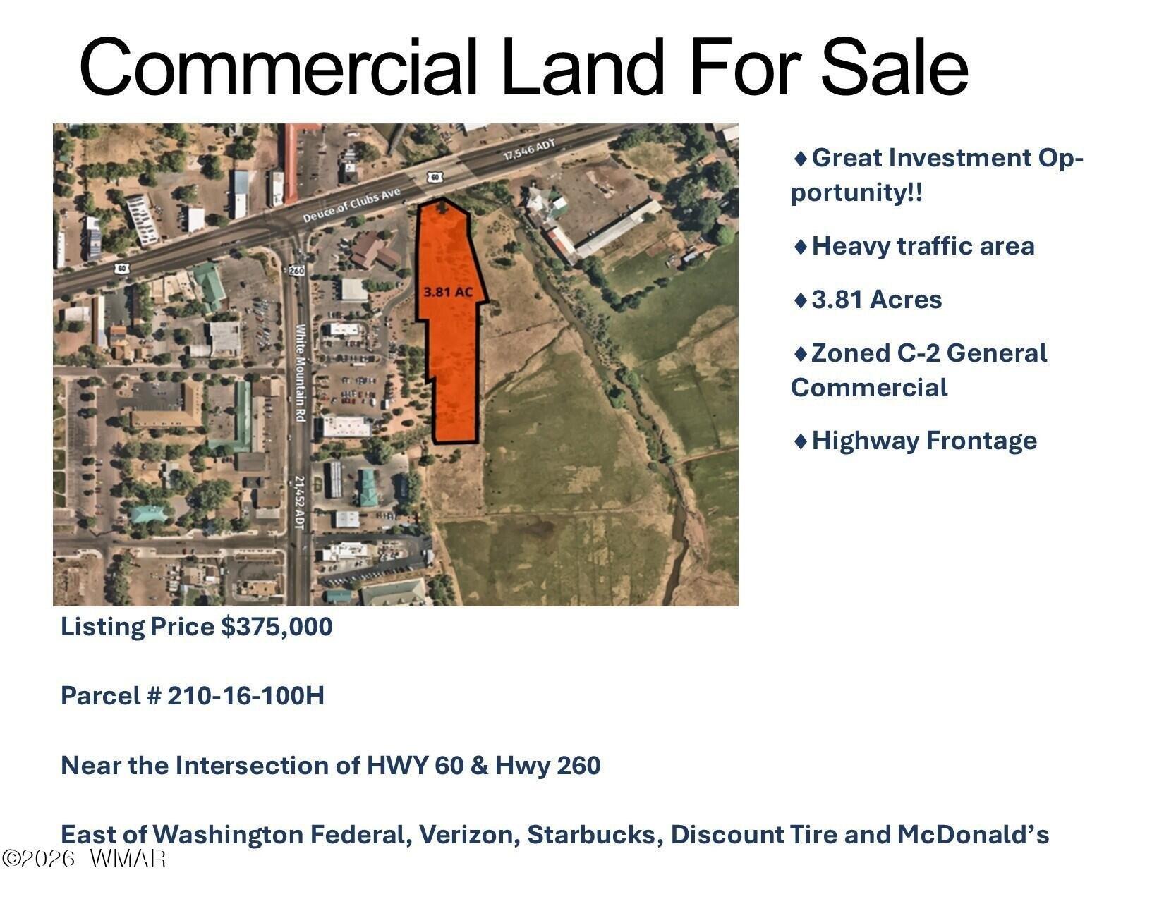 Property Image for SEC Deuce of Clubs & Wht Mtn Rd