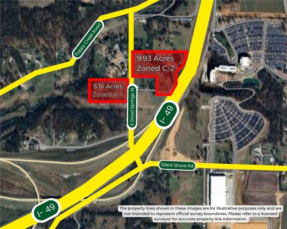 Property Image for 9.93 AC S Goad Springs Street